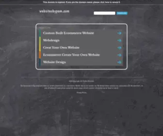 Websitesbypam.com(Handmade, Artisan Wordpress Websites, Blogs & Themes) Screenshot