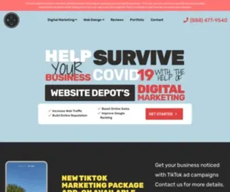 Websitesdepot.com(Digital Marketing Agency) Screenshot