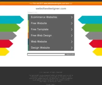 Websitesdesigner.com(Forsale Lander) Screenshot