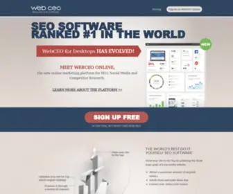 Websiteseo.com(SEO Software by Web CEO) Screenshot