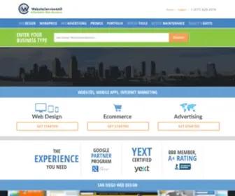 Websiteservice4ALL.com(San Diego Web Design) Screenshot