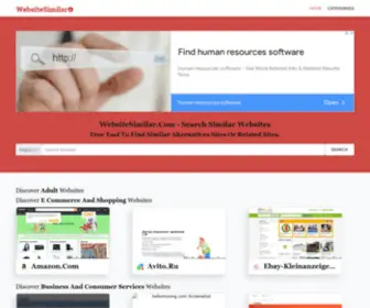 Websitesimilar.com(Similar Websites Search for free) Screenshot