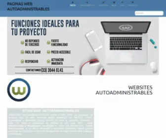 Websitesparati.com(PAGINAS WEB AUTOADMINISTRABLES) Screenshot