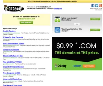 Websitestarters.net(Money Making Online Businesses & Readymade Websites for Sale) Screenshot