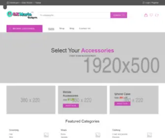 Websitetest.work(ELM Accessories) Screenshot