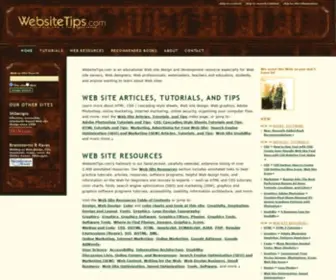 Websitetips.com(Web Design Tips) Screenshot