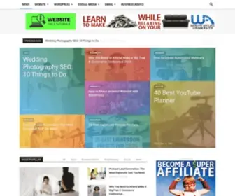 Websitetipsandtutorials.com(Website Tips and Tutorials & How to Start A Website for your Business) Screenshot