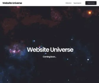 Websiteuniverse.co(Website Universe) Screenshot