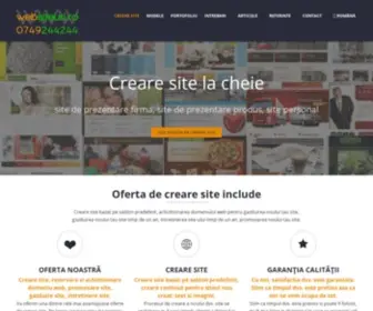 Websiteuri.ro(Creare site la cheie. Oferta include) Screenshot