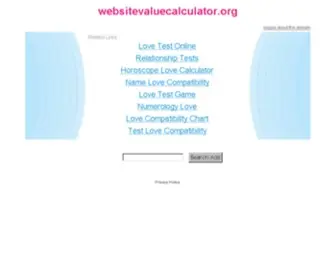 Websitevaluecalculator.org(See related links to what you are looking for) Screenshot