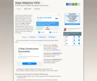 WebsiteVPN.com(Free Website VPN) Screenshot