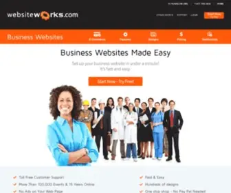 Websiteworks.com(Make Your Own Website) Screenshot