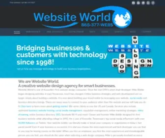 Websiteworld.com(Knoxville website design) Screenshot