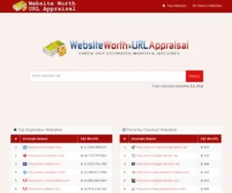 Websiteworthurlappraisal.com(ELeavers.com Advertising And Marketing NetWork) Screenshot