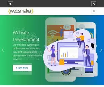 Websmaker.in(Web Design & Web Development Company in Bangalore) Screenshot