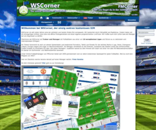Websoccer.ch(WSCorner) Screenshot