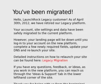 Websoft.com(You've been migrated) Screenshot