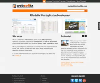Websoftix.com(Web Developers for Your Web Application) Screenshot