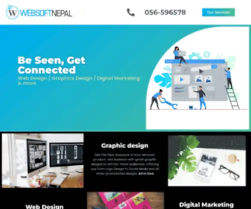 Websoftnepal.com(WEBSOFT NEPAL Pvt) Screenshot