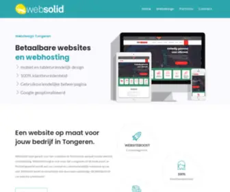 Websolid.be(Webdesign Tongeren) Screenshot