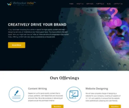 Websolveindia.com(Websolve India) Screenshot
