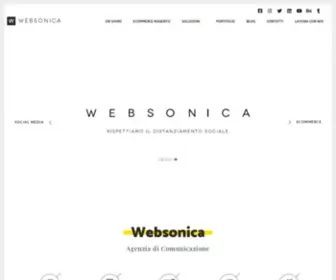 Websonica.it(Websonica Agenzia Web Marketing Padova Siti web ed ecommerce) Screenshot