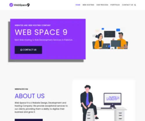 Webspace9.com(Website, Web hosting Company) Screenshot