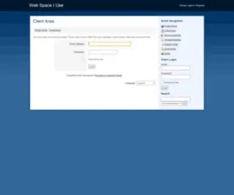 Webspaceiuse.com(Web Space I Use) Screenshot