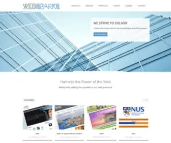 Websparks.sg(Home Page) Screenshot