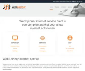 Webspinnerdesign.nl(Webdesign Leeuwarden) Screenshot