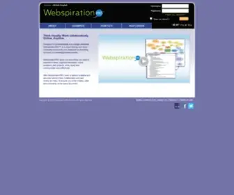 Webspirationpro.com(Online Visual Thinking Tool) Screenshot
