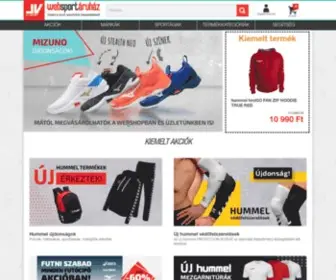Websportaruhaz.hu(LV Sport Websportáruház) Screenshot