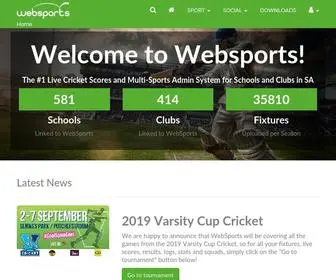 Websports.co.za(Websports) Screenshot