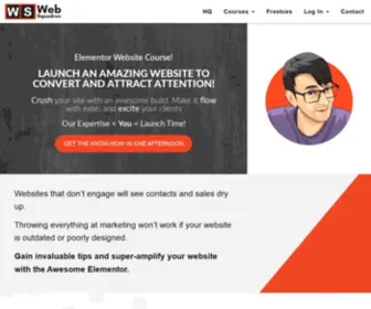 Websquadron.co.uk(Elementor Website Course) Screenshot