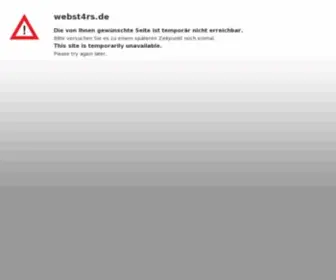 Webst4RS.de(Steht zum Verkauf) Screenshot