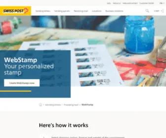 Webstamp-Easy.ch(Briefmarken selbst gestalten) Screenshot