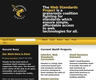Webstandards.org(The Web Standards Project) Screenshot