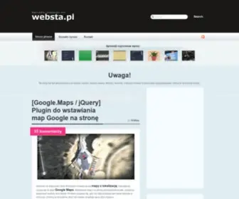 Websta.pl(Plugin do wstawiania map Google na stron) Screenshot