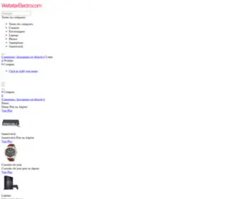 Webstarelectro.com(Home page Rewise) Screenshot