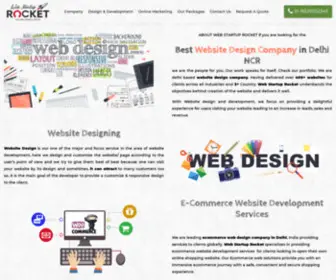 Webstartuprocket.com(Top Website Design Company) Screenshot
