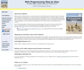 Webstepbook.com(Web Programming Step by Step) Screenshot