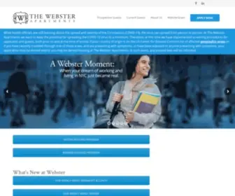 Websterapartments.org(The Webster) Screenshot