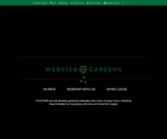 Webstergardens.org(Webster Gardens) Screenshot