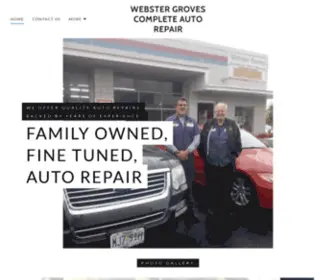 Webstergrovesauto.com(Auto Repair) Screenshot