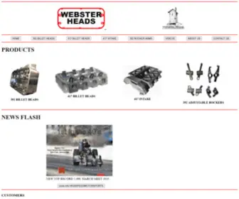 Websterheads.com(WEBSTER HEADS) Screenshot