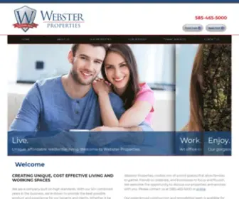 Websterprop.com(Webster Properties) Screenshot