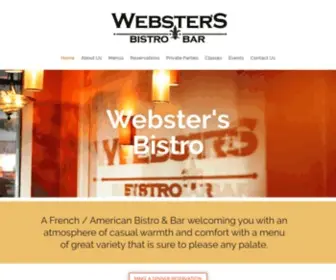 Webstersbistro.com(Webster's Bistro) Screenshot