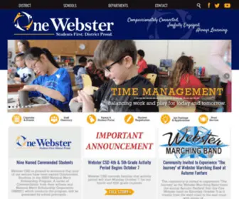 Websterschools.com(Webster Central School District) Screenshot