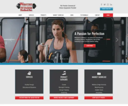 Webstersfitness.com(Webster's Fitness Products Inc) Screenshot