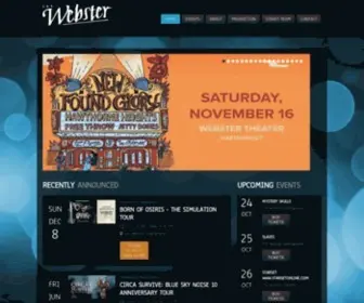 Webstertheater.com(The Webster) Screenshot
